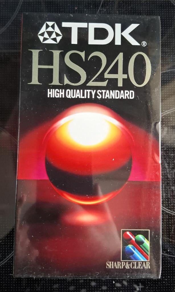 TDK HS240 VHS-videocasette 4 stuks NIEUW, Enlèvement ou Envoi, Neuf, dans son emballage