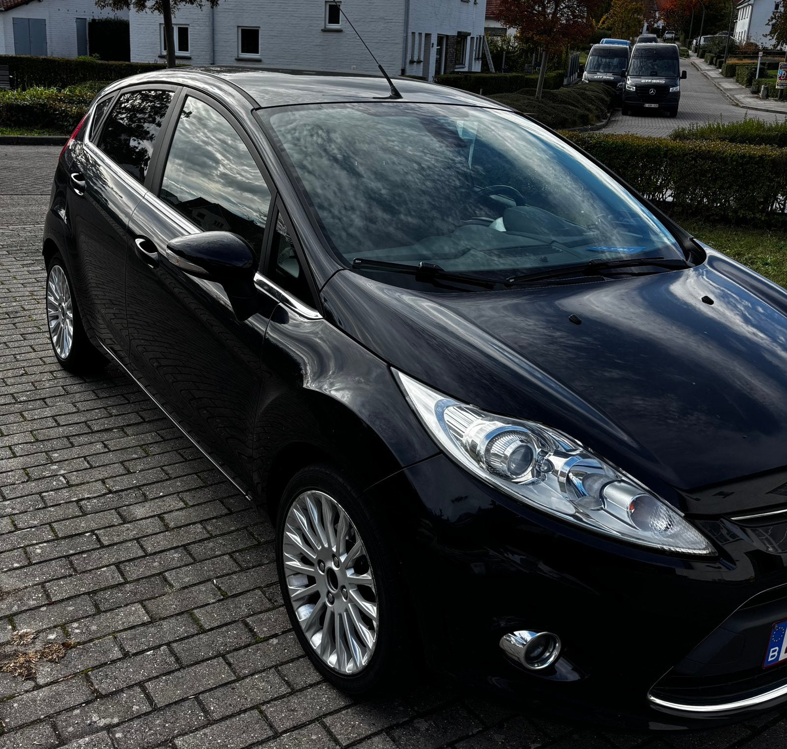 Ford Fiesta 1.25i 60 pk - Titaniumpakket, Auto's, Voorwielaandrijving, Zwart, 44 kW, Particulier