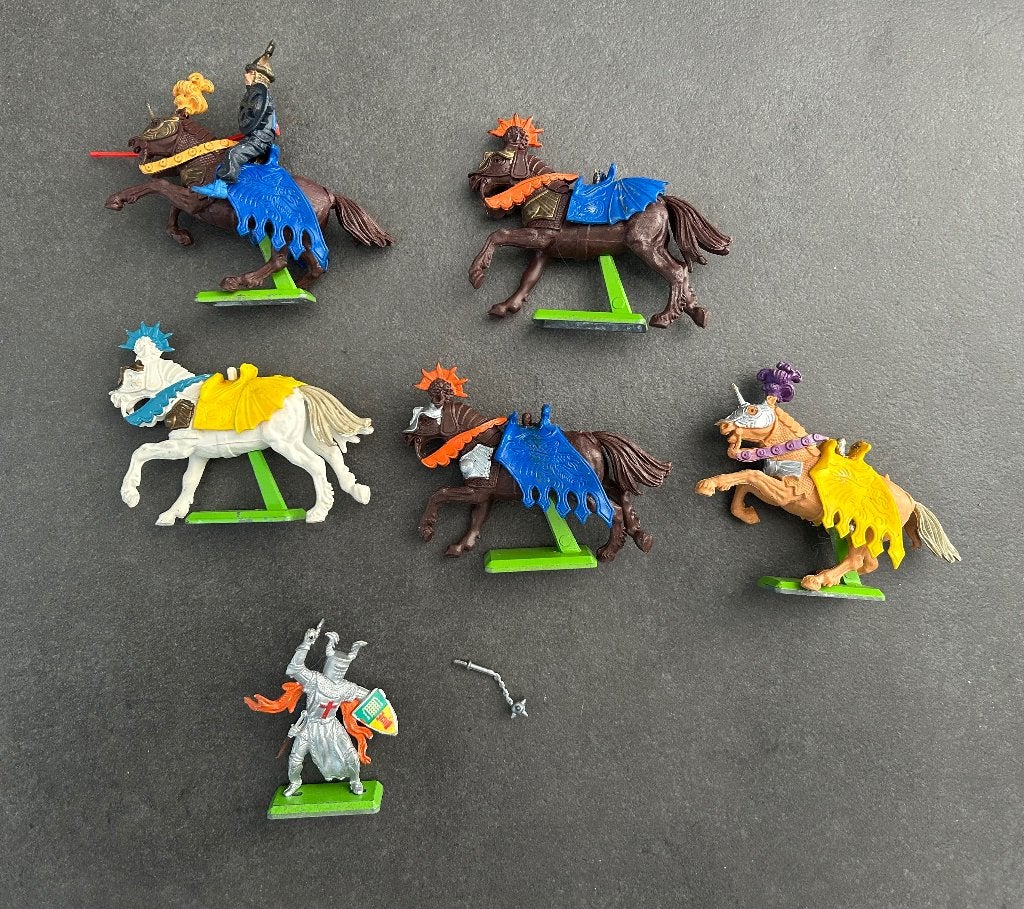 Lot de figurines médiévales Britains Deetail, Enlèvement ou Envoi, Utilisé