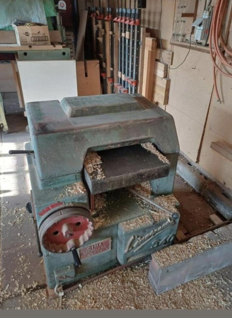 Raboteuse de bois scm l'invincibile, Enlèvement