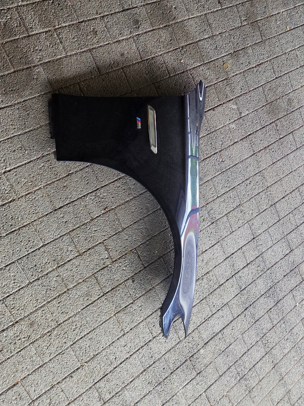 bmw f10 f11 spatbord rechts voor Carbonshwarz 416a, Auto-onderdelen, Ophalen, Voor, BMW, Spatbord