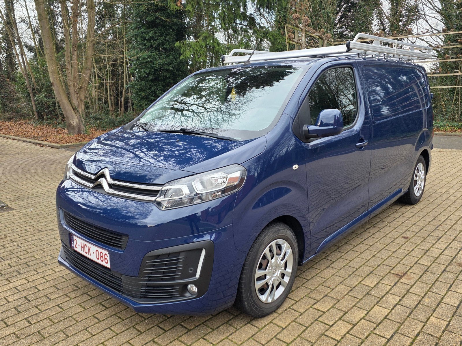 Citroen Jumpy 2.0 hdi 150pk L2 Lichte vracht Navi Cruise, Auto's, Voorwielaandrijving, Monovolume, Blauw, Leder en Stof
