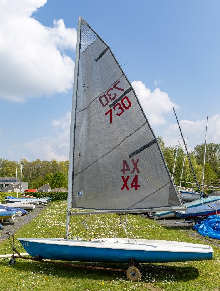 Boot X4, Lanaverre met strandkar, Watersport en Boten, Open zeilboten, Ophalen, Gebruikt, 4 m, Overige typen