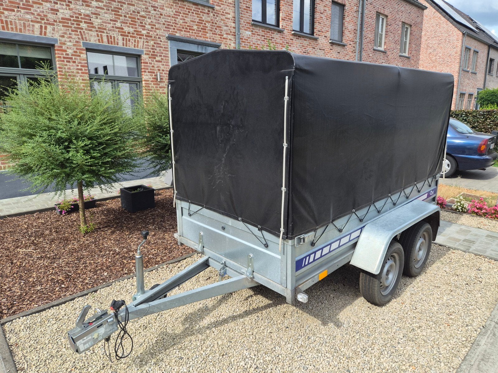 Aanhangwagen 750kg met huif, Ophalen, Gebruikt