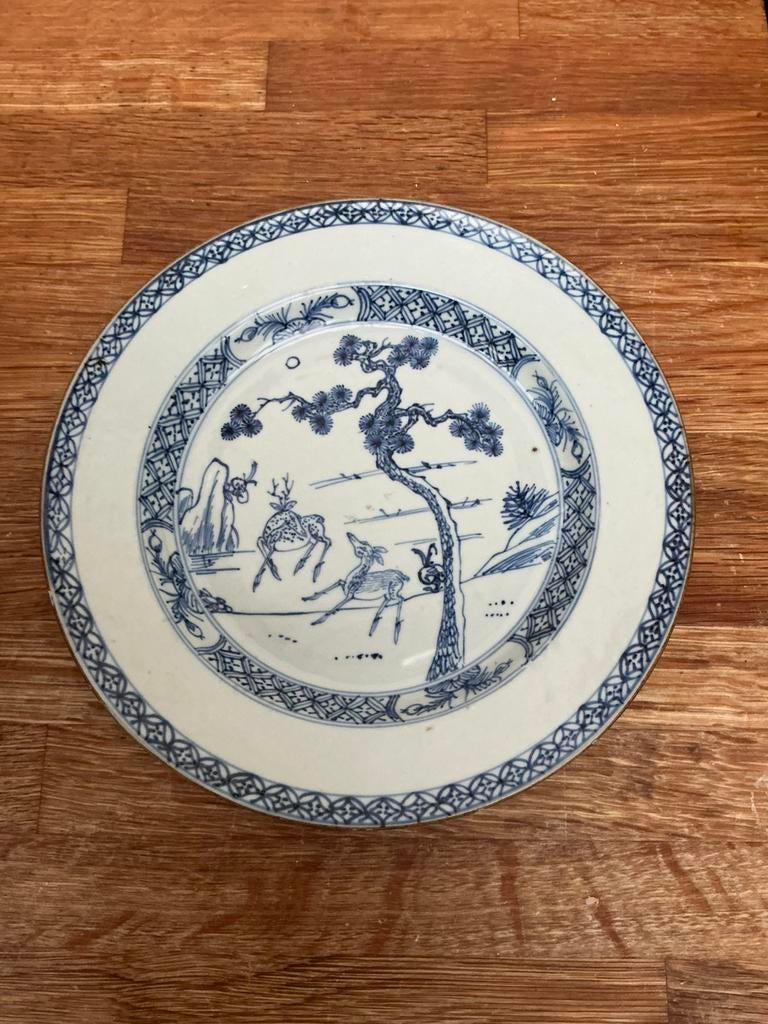 Chinees Porselein Bord –Kangxi Periode (ca. 1700),Hert & Den, Antiek en Kunst, Antiek | Keramiek en Aardewerk, Ophalen of Verzenden