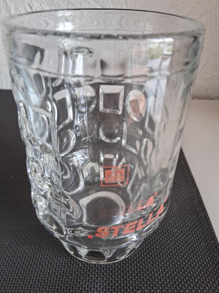 STELLA ARTOIS BEKER+2 GL., Verzamelen, Biermerken, Ophalen of Verzenden, Stella Artois