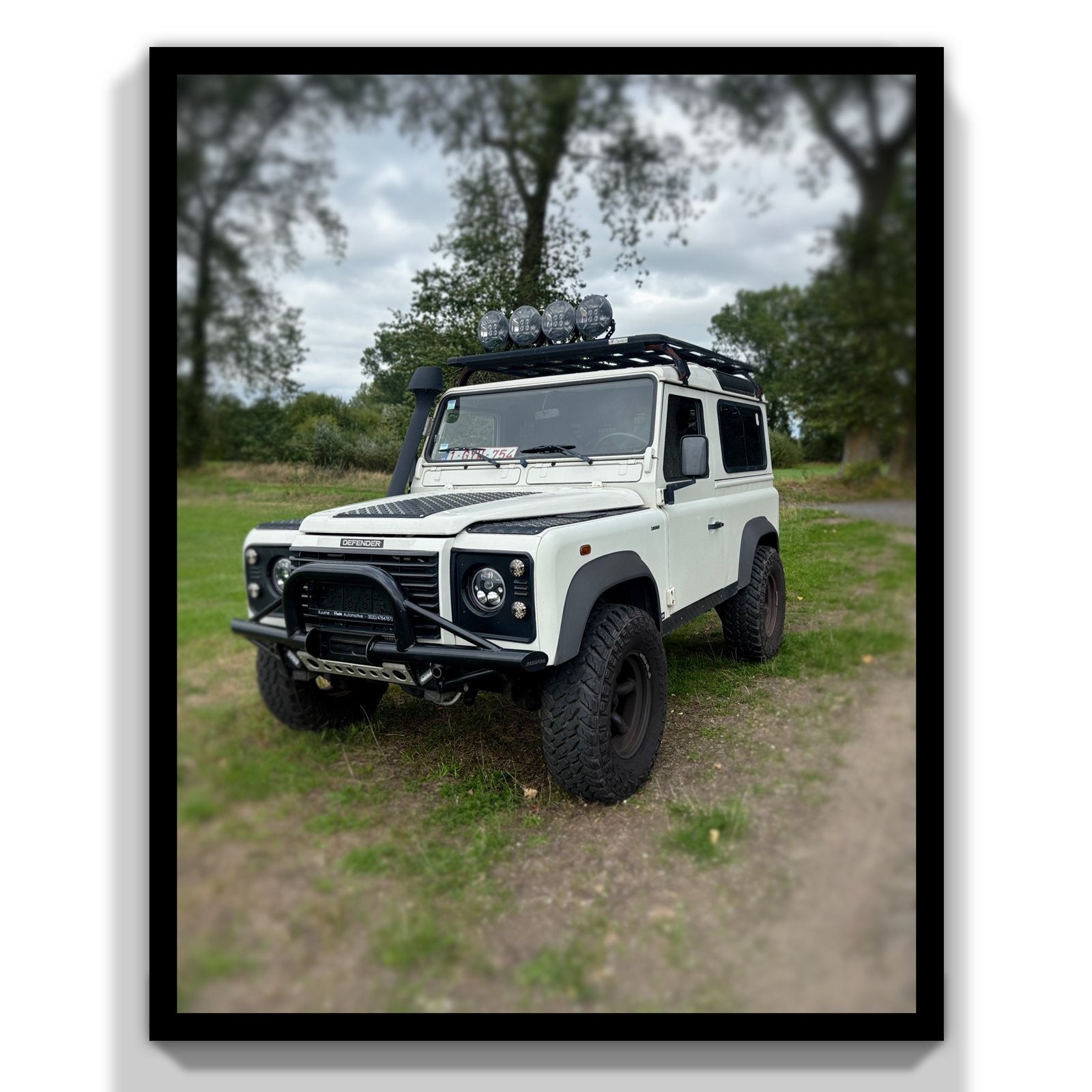 Landrover defender 90, Cuir, Achat, Boîte manuelle, Noir