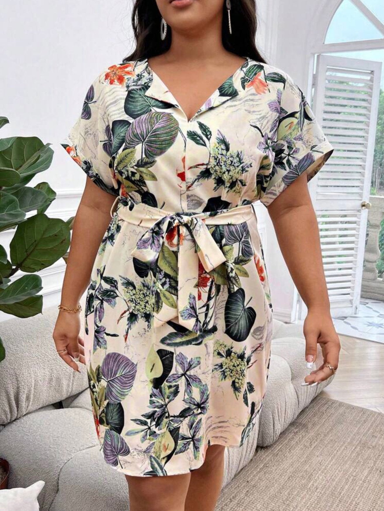 Robe taille XL, Enlèvement ou Envoi, Neuf, Taille 46/48 (XL) ou plus grande, Beige