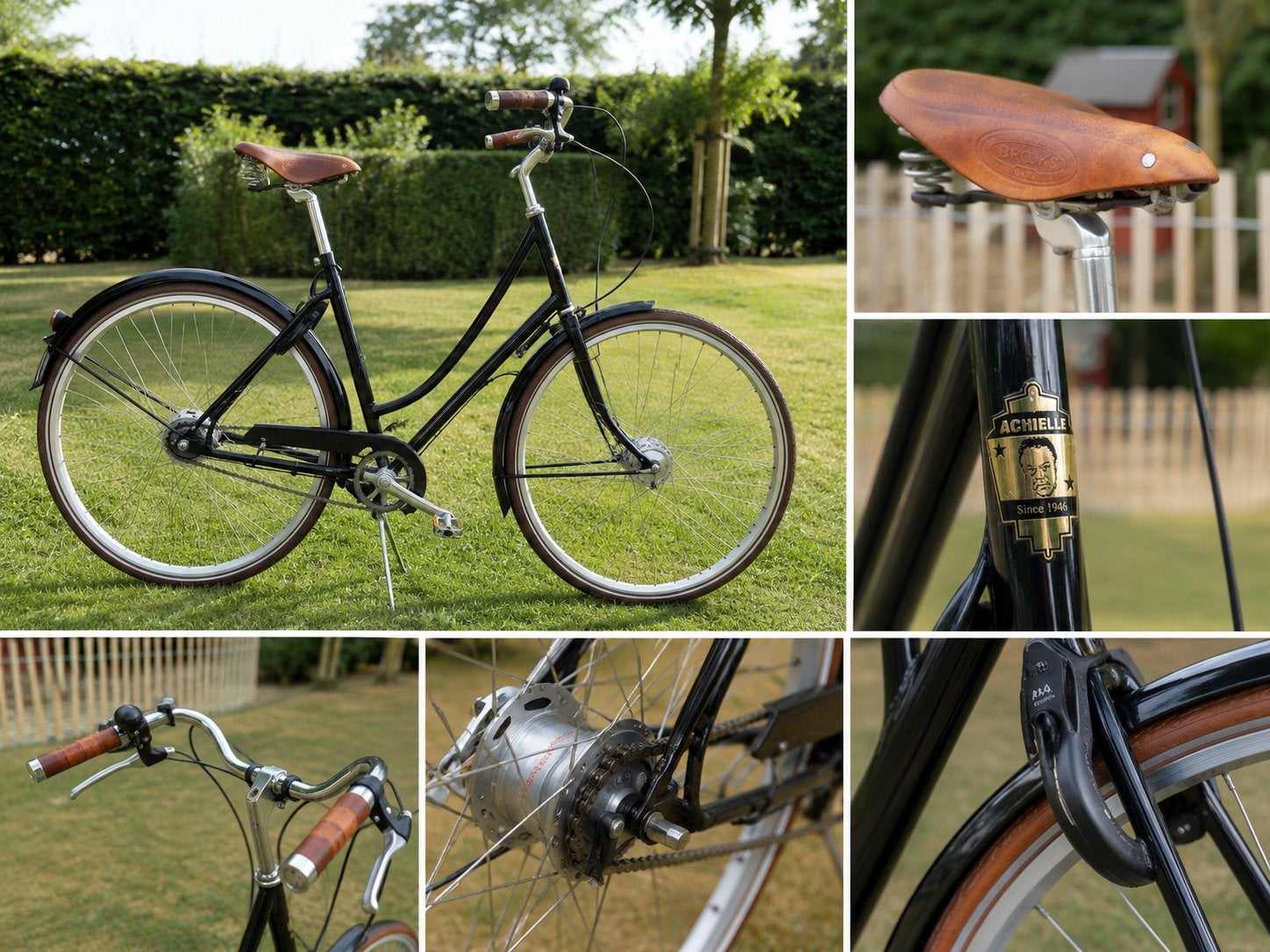 Achielle Damesfiets – Brooks zadel & mand – Shimano Nexus, Fietsen en Brommers, Ophalen, Trommelrem