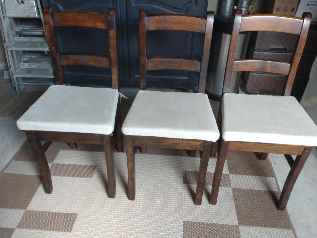 Chaises, Fermette, Brun, Enlèvement, Utilisé