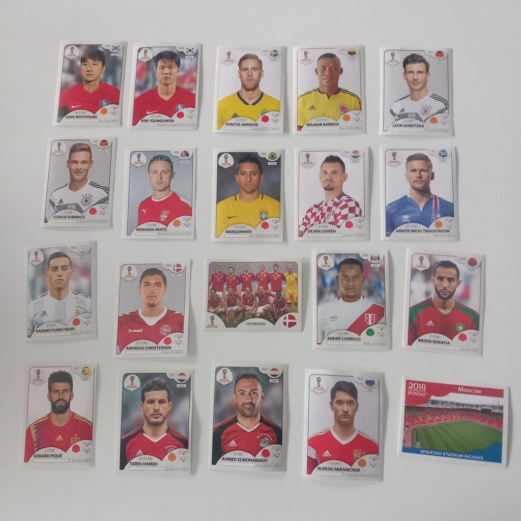 Panini stickers world Cup Russia 2018, Ophalen of Verzenden