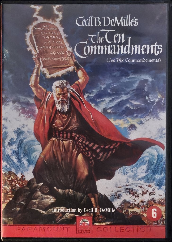 The Ten Commandments (1956), CD & DVD, DVD | Classiques, Enlèvement ou Envoi, Comme neuf, Anglais, Drame