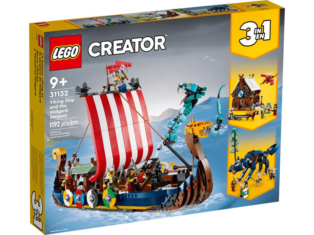Lego 31132 Viking Schip Ongeopend, Nieuw, Ophalen of Verzenden, Compleet, Lego