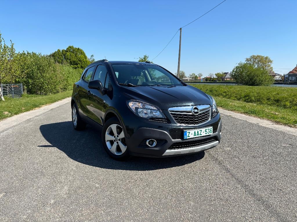 OPEL MOKKA  44000KM 1600 CC BENZINE  GPS  PDC VOOR EN ACHTER, Stof, 1600 cc, Zwart, Opel certified used cars