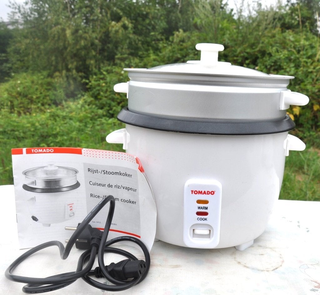 cuiseur vapeur tomado  pour le riz, Revêtement antiadhésif, Enlèvement ou Envoi, Comme neuf, Casserole