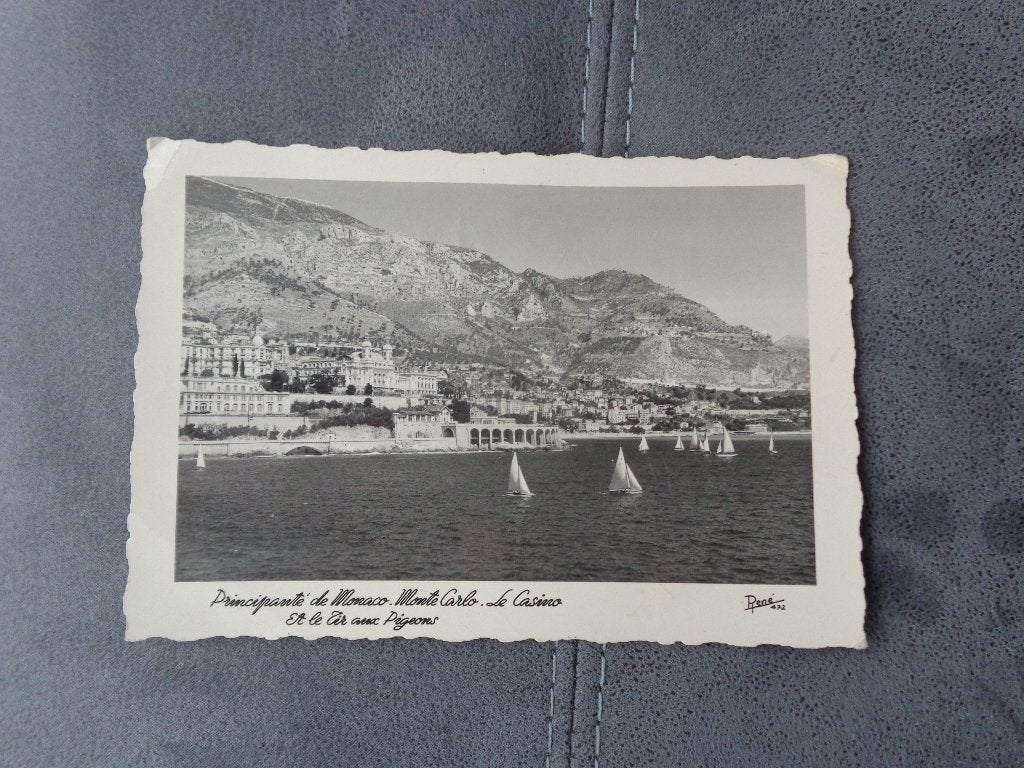 Ancienne carte postale de Monaco (casino), Enlèvement