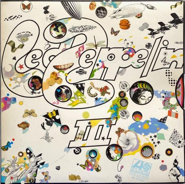 LED ZEPPELIN 3 ATL 50002, Inclusief binnenhoes, Ophalen of Verzenden, Zo goed als nieuw, 12 inch