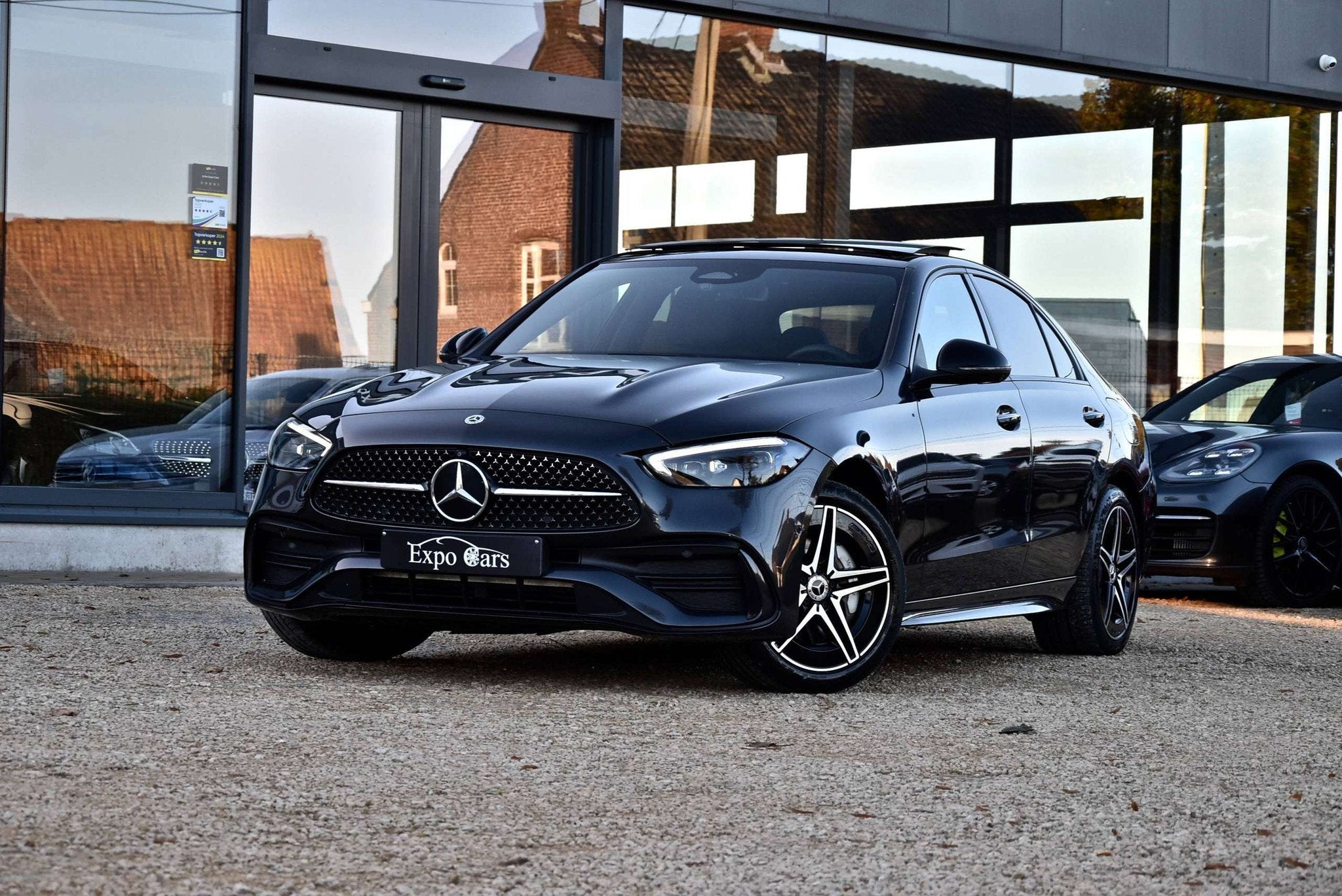 Mercedes-Benz C-Klasse 300 C 300 e PHEV AMG-Line*PANO DAK*ME, Automaat, 4 deurs, Gebruikt, Zwart