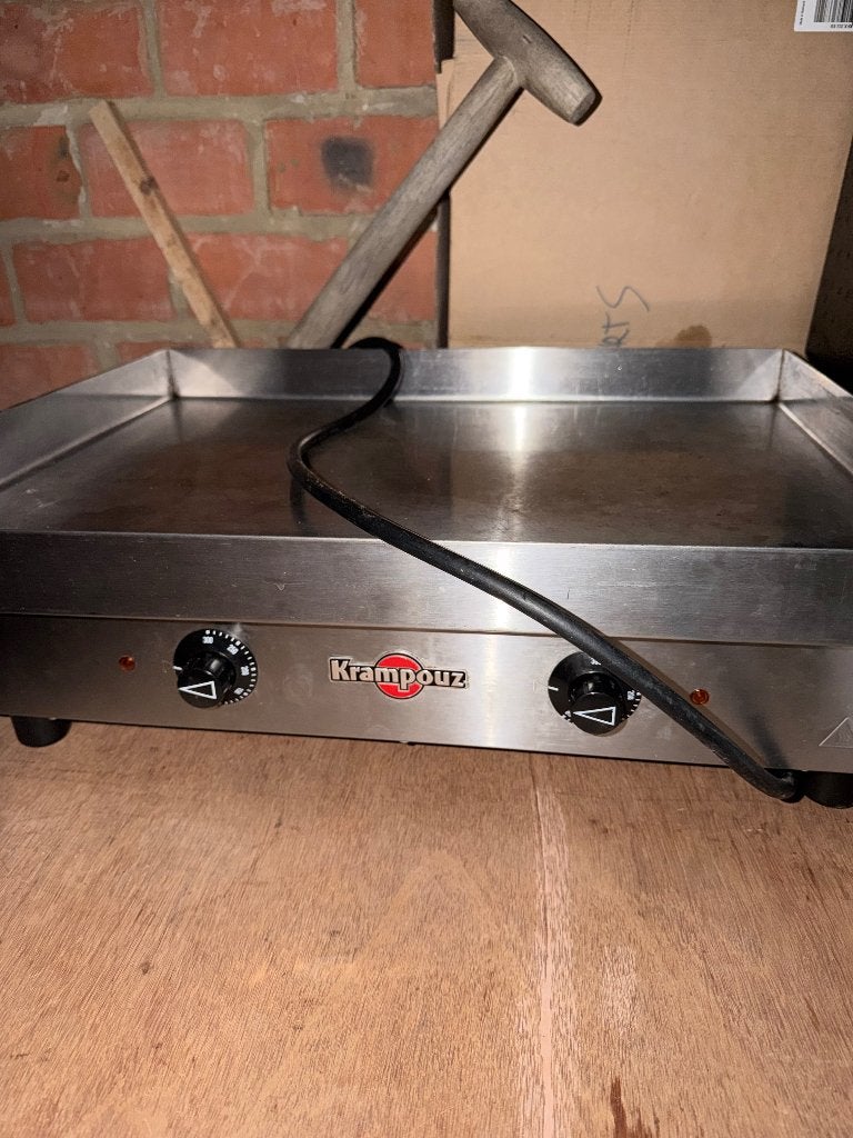 Plancha bakplaat, Gebruikt, 3 kookzones of minder, Ophalen of Verzenden, Vrijstaand