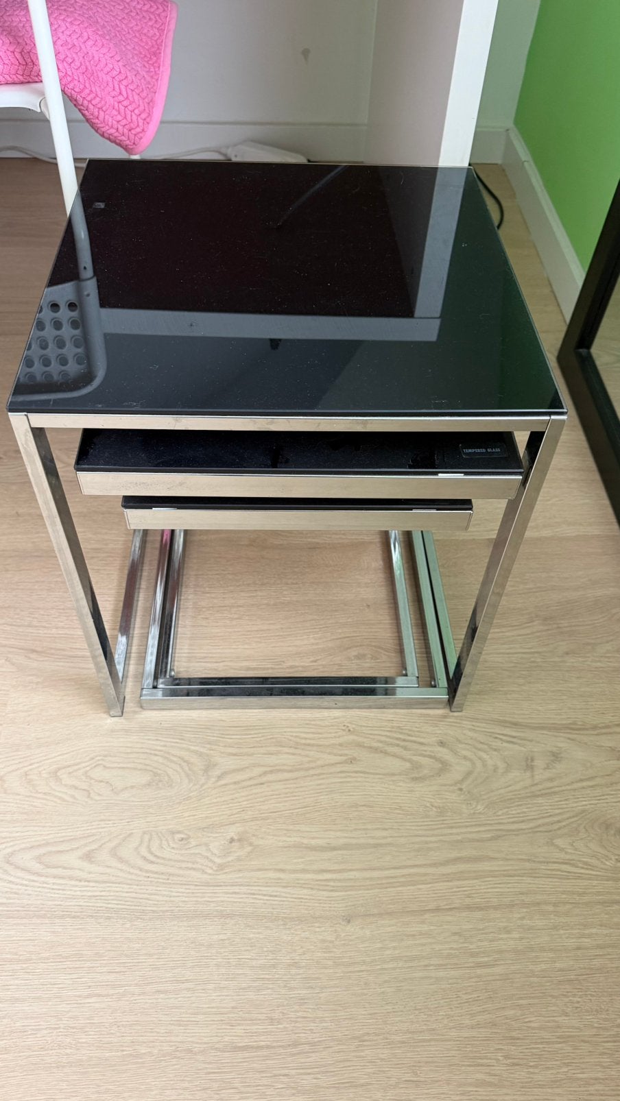 Bijzettafel 3stuks, Ophalen, Zo goed als nieuw