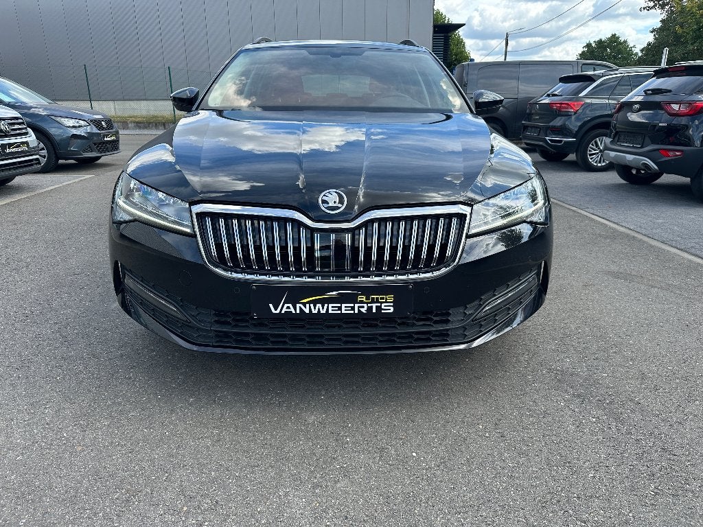 Skoda Superb break, 1.5 benzine DSG AUTOMAAT, Carplay/Camera, Adaptive Cruise Control, Stof, Euro 6, 4 cilinders