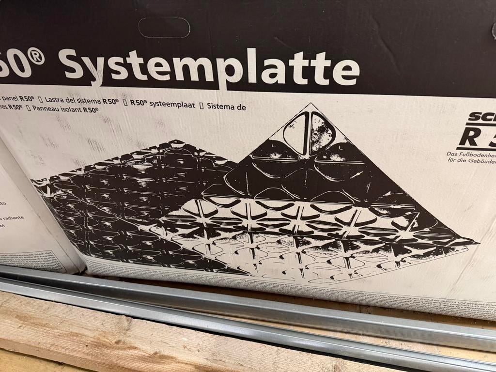 Schütz System-Noppenplaten (EPS) – 4 stuks nieuw, Enlèvement, Neuf