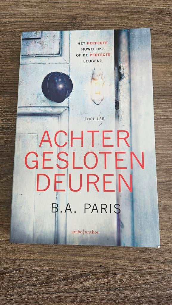 B.A. Paris - Achter gesloten deuren, Boeken, Ophalen, B.A. Paris