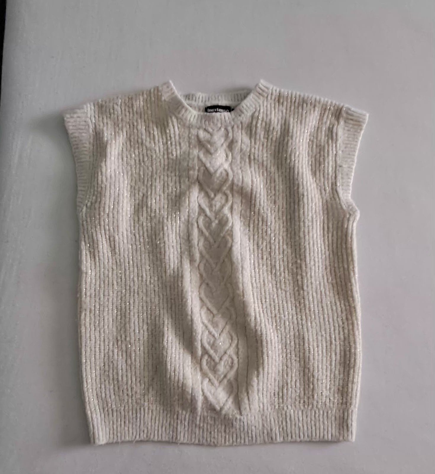 Beige t-shirt., Vêtements | Femmes, Blousons sans Manches, Enlèvement, Beige