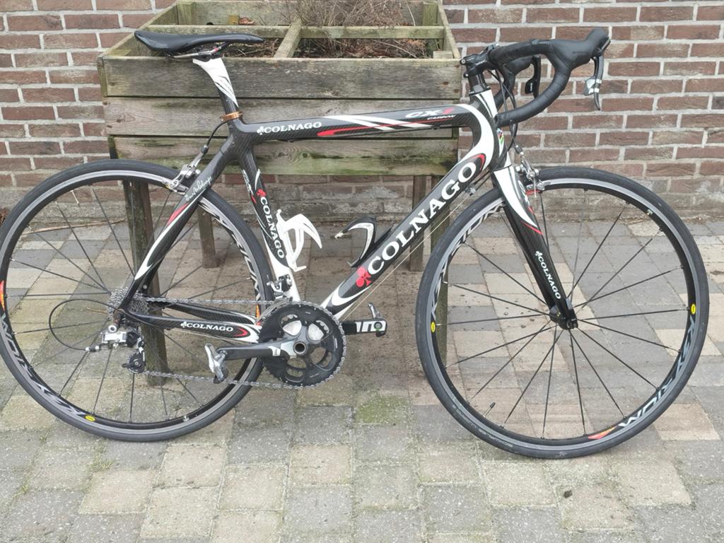 Colnago koersfiets, Ophalen, Carbon