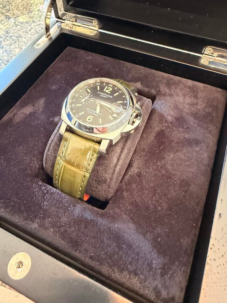 Panerai Luminor GMT 00244 - full set, Enlèvement, Comme neuf