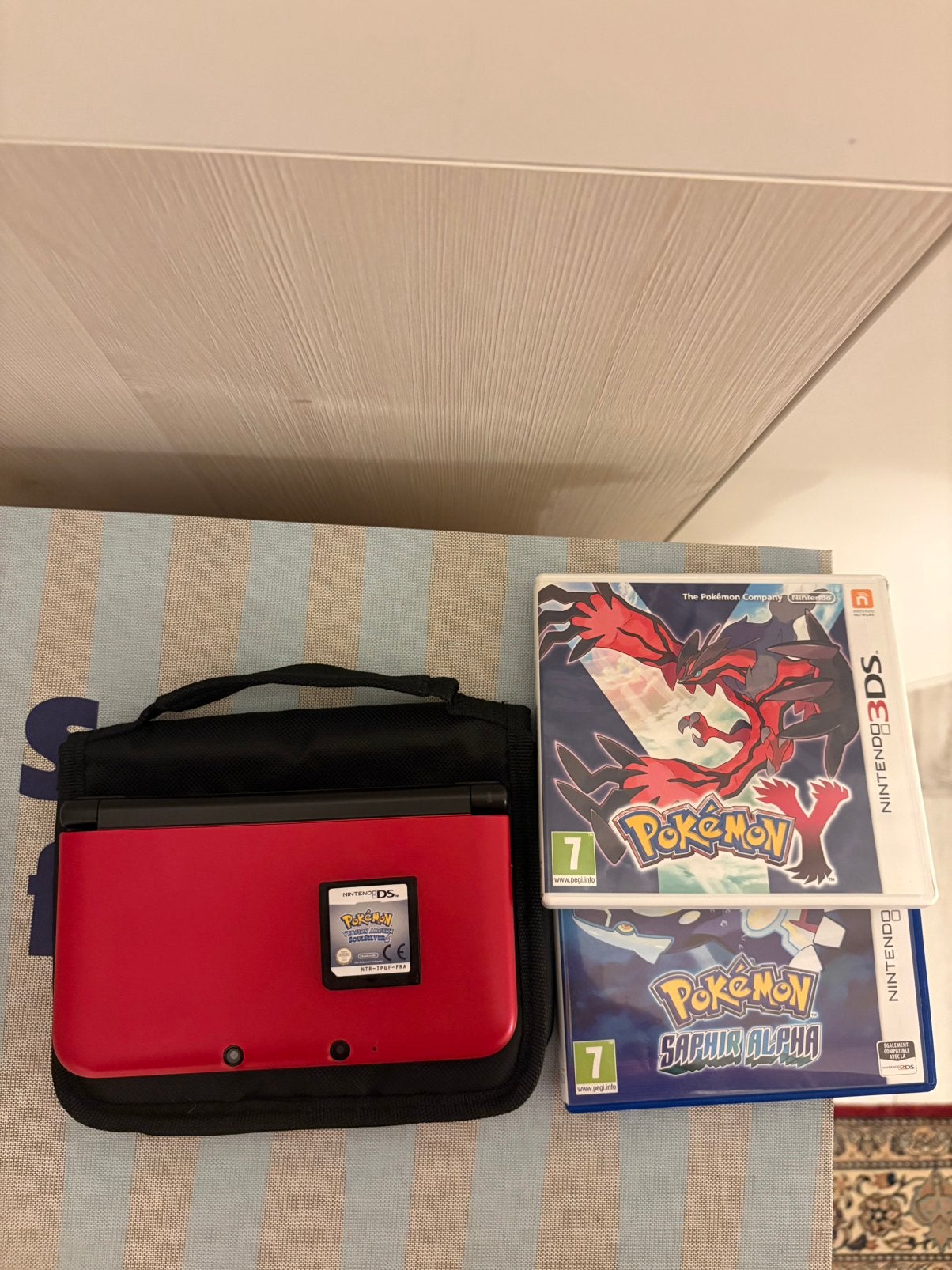 Nintendo 3DS xl (+3 jeux Pokémon), Consoles de jeu & Jeux vidéo, Rouge, Enlèvement ou Envoi, Comme neuf, 3DS