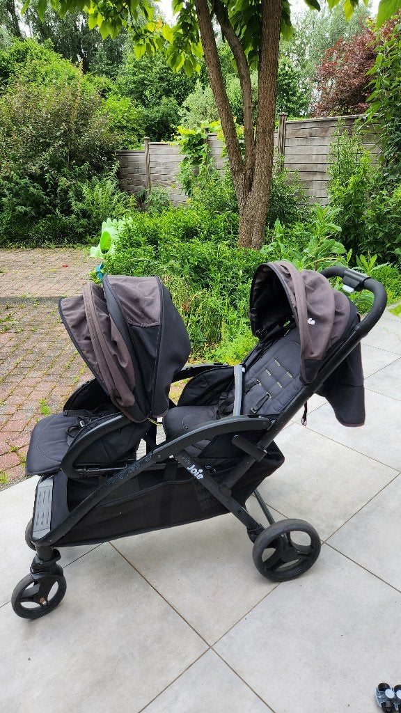 JOIE evalite dubbele kinderwagen voor twee personen, Kinderen en Baby's, Kinderwagens en Combinaties, Gebruikt, Duowagen, Ophalen