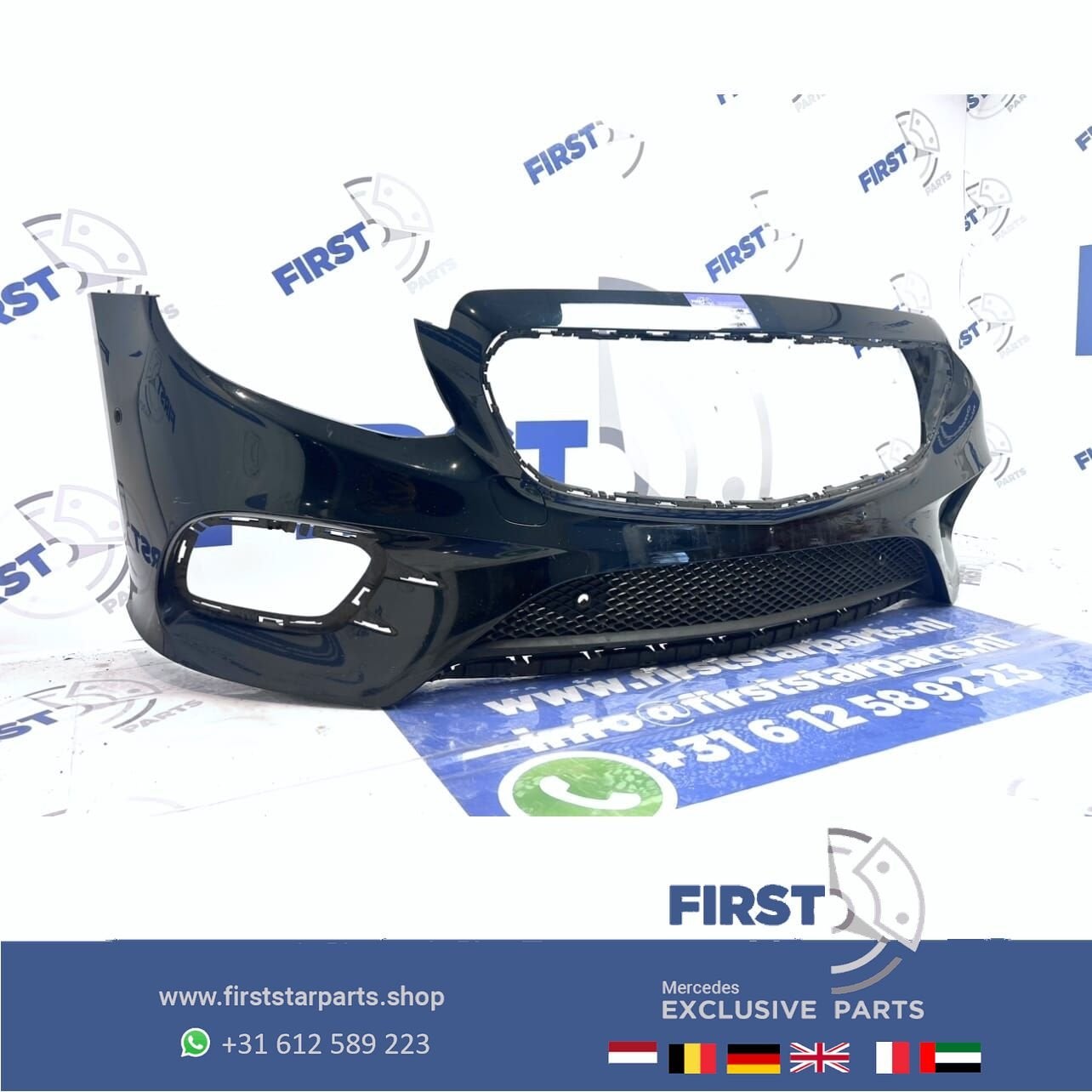 W213 E Klasse AMG Voorbumper Mercedes 2016-2019 BUMPER, Gebruikt, -, Voor, Ophalen of Verzenden