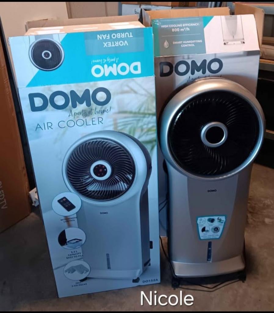 Ventilator/aircooler 2in1 met garantie, Electroménager, Ventilateurs, Enlèvement, Ventilateur avec télécommande, Comme neuf