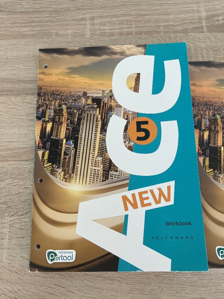 Ace 5 werkboek & textbook, Livres, Livres scolaires, Enlèvement, Neuf, Anglais, Pelckmans