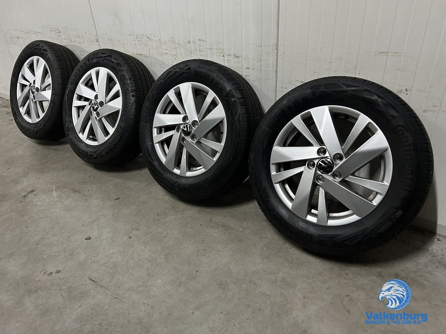 6-7mm! Originele VW Polo 6 2G AW Ronda 15 inch velgen 5x100, 15 pouces, Pneus et Jantes, Véhicule de tourisme, Pneus été
