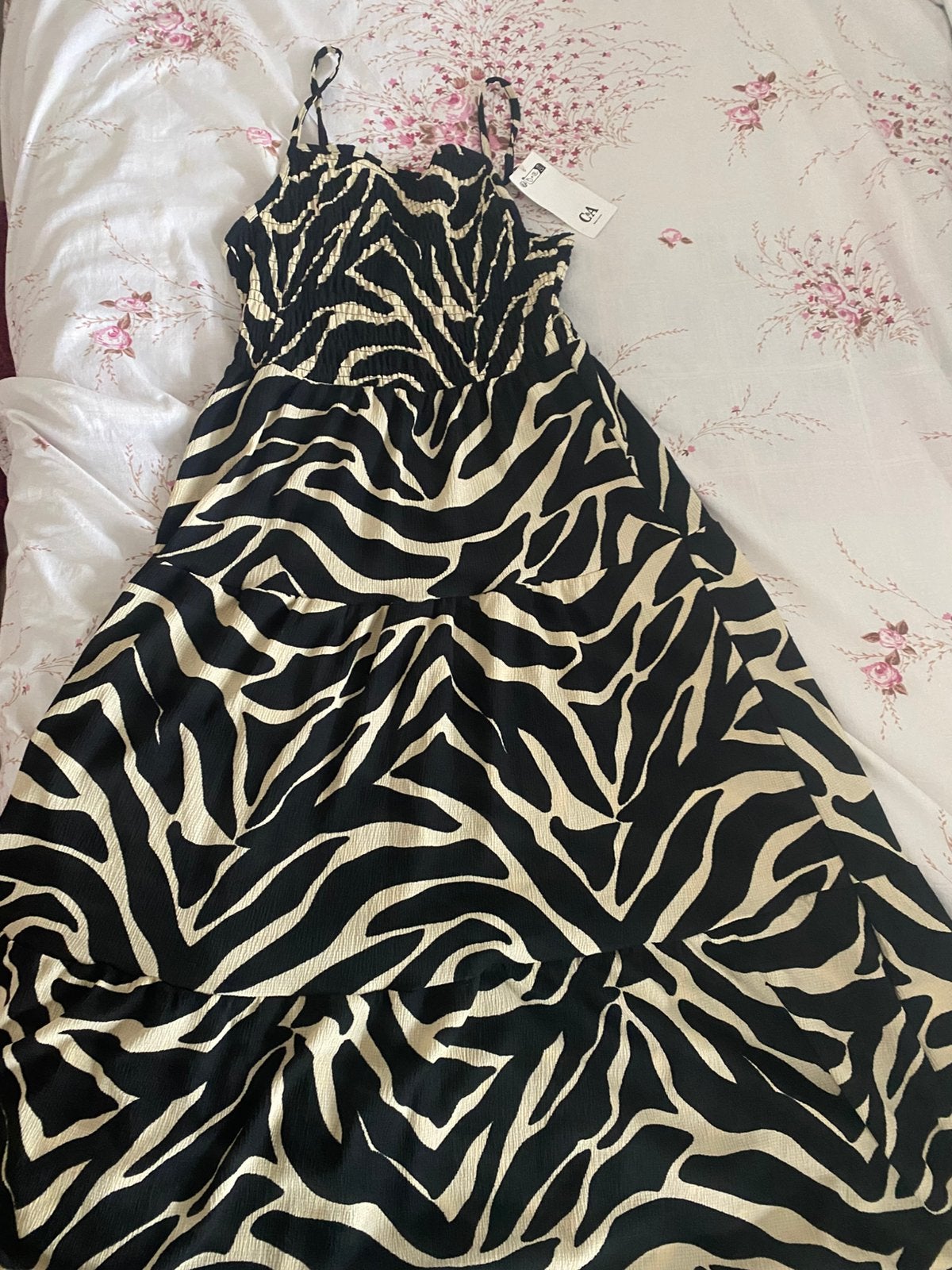 Zomerjurk, Ophalen, Zwart, Nieuw, Knielengte