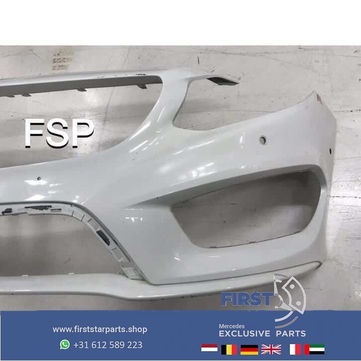 W176 A45 AMG Voorbumper Pre Facelift Mercedes A Klasse wit, Utilisé, -, Avant, -