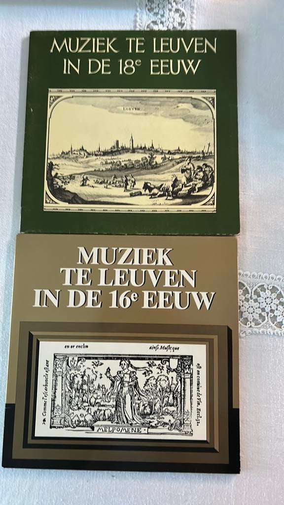 2 LP vinyl Muziek te Leuven in de 16/18 eeuw, CD & DVD, Vinyles | Classique, Pressage original, Enlèvement, Moyen Âge et Renaissance