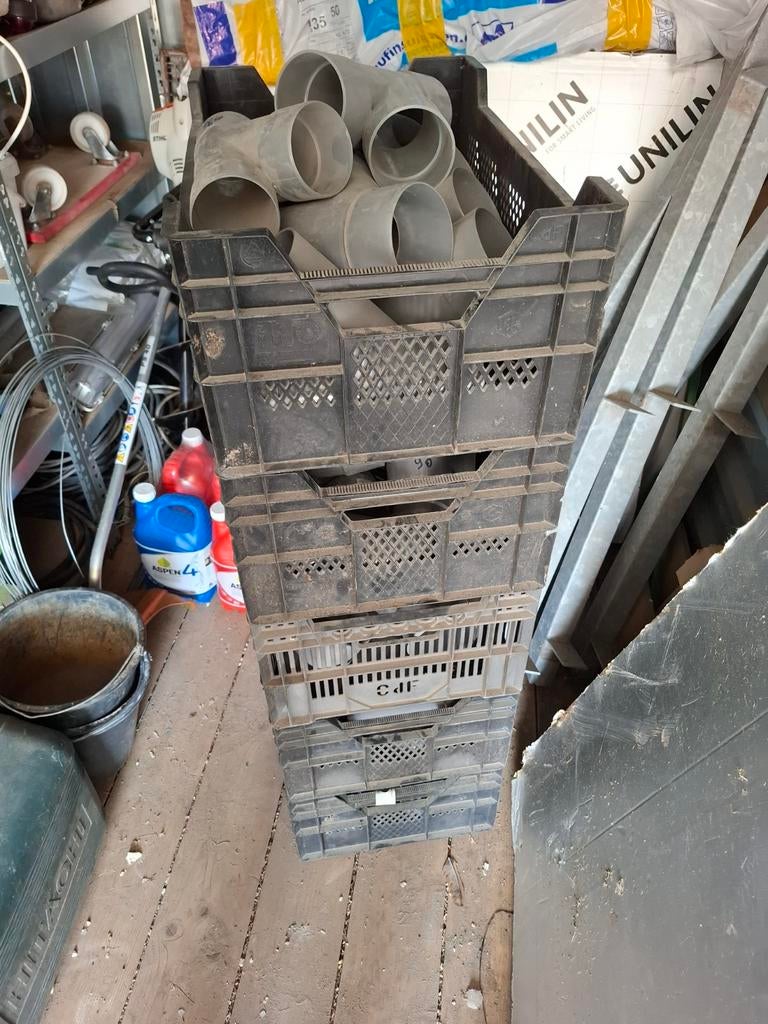 Pvc hulpstukken, Enlèvement, PVC