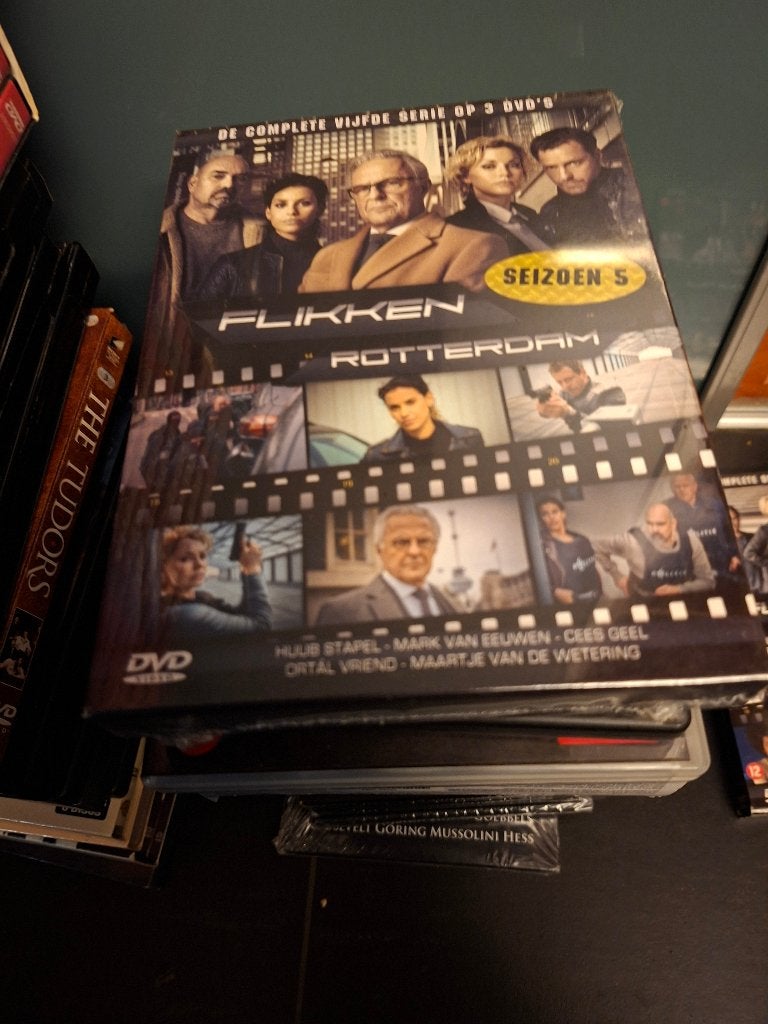 dvd - flikken rotterdam - seizoen 5 - sealed - 3 disc-doos 3, Cd's en Dvd's, Misdaad, Seizoen 5, Nieuw in verpakking, Vanaf 12 jaar