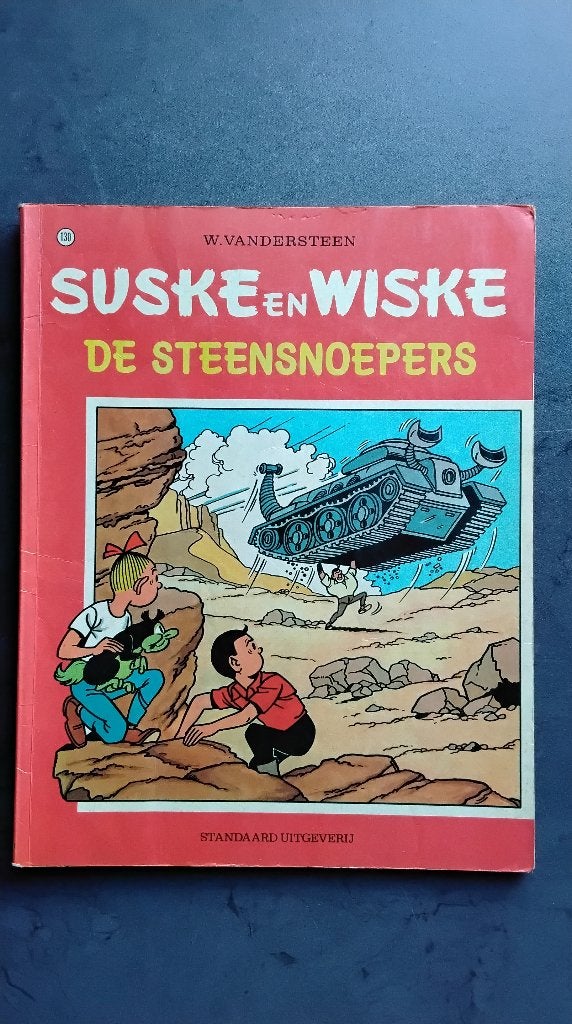 De steensnoepers  nr 130a uit 1972, Gelezen, Willy vandersteen, Eén stripboek, Ophalen of Verzenden