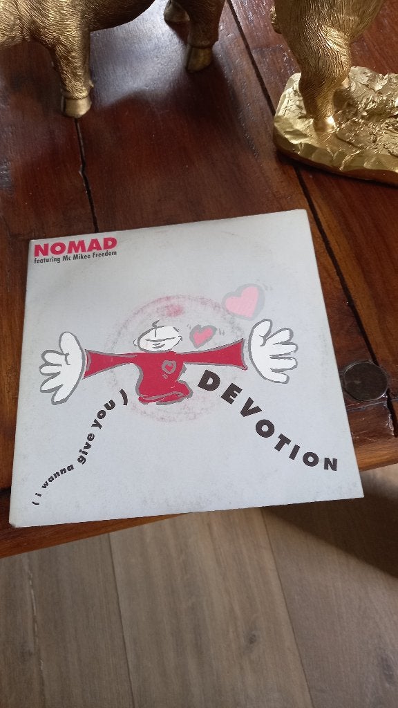 vinyl (45T) nomad "i wanna give you devotion", Ophalen, Zo goed als nieuw, Pop