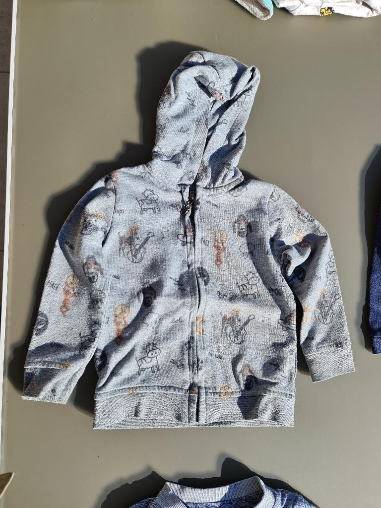 trui met rits en kap, hoody 86, Enfants & Bébés, Vêtements de bébé | Taille 86, Enlèvement, Comme neuf