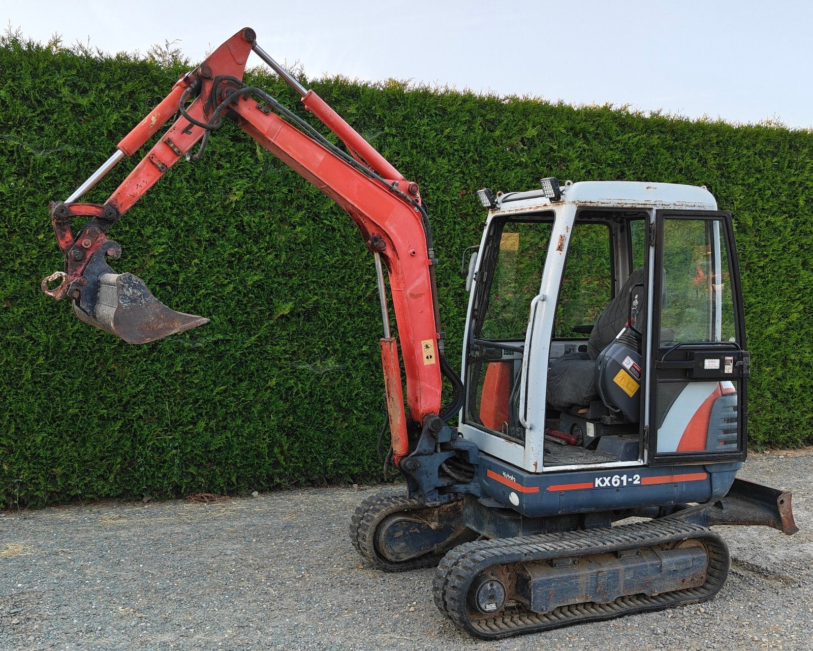 Kubota graafmachine, Ophalen, Graafmachine