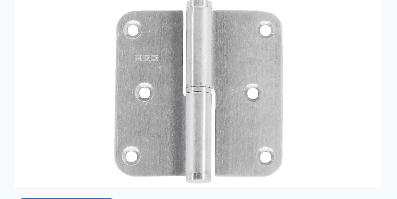 HDD paumelles 80x80 stainless steel  18 gauche et  6 droite, Enlèvement, Neuf