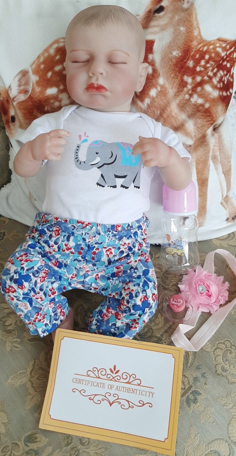 Reborn pop met certificaat, Verzamelen, Ophalen, Pop
