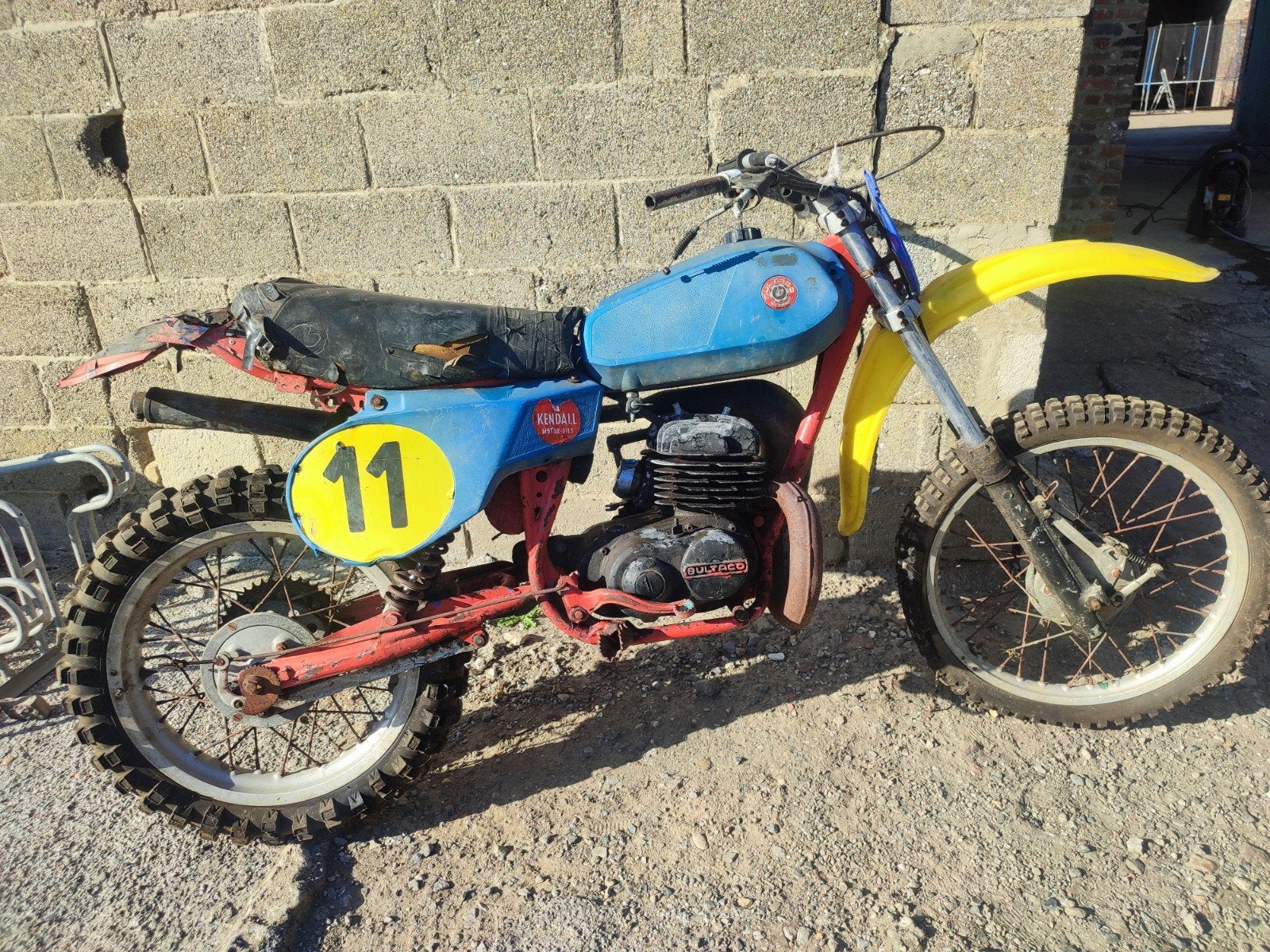 BULTACO  250 cc pursang, Motoren, Ophalen