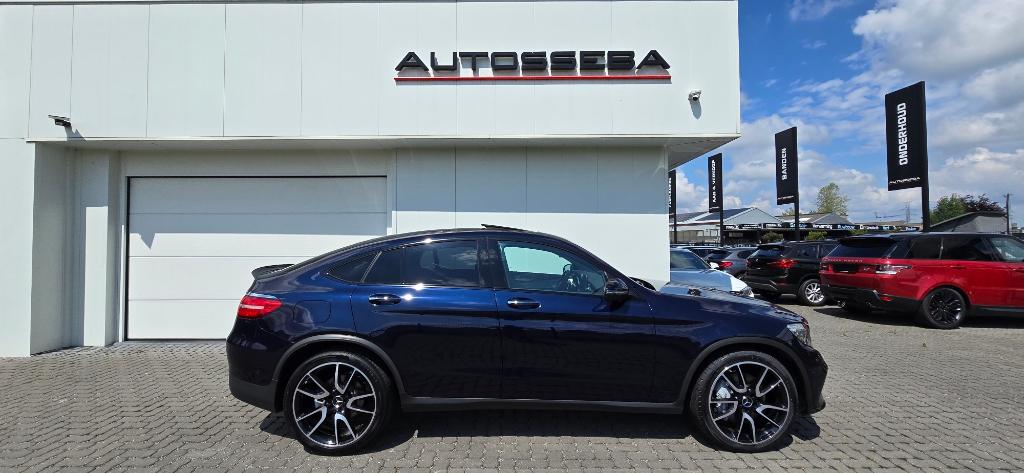 Mercedes GLC 43 AMG Coupé 4-Matic Opendak/Camera/GARANTIE, Auto's, Mercedes-Benz, Automaat, 4 zetels, Euro 6, Leder