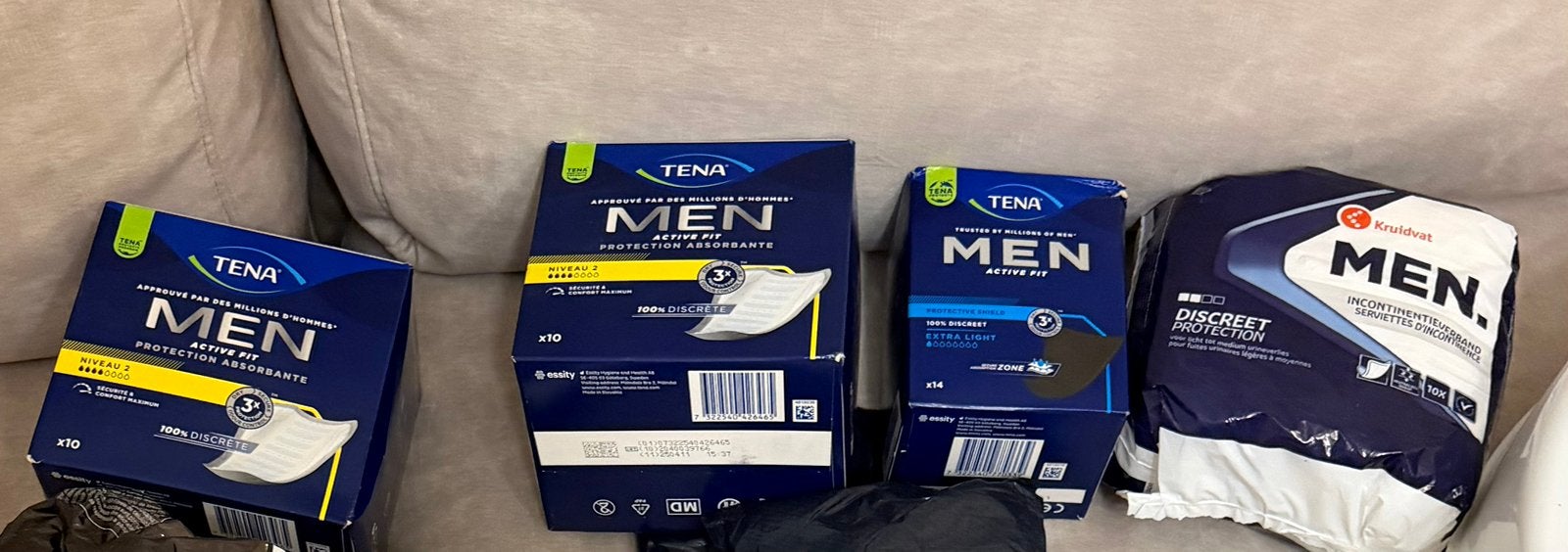 Protections hommes, Enlèvement, Neuf